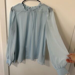 Worthington Light Blue Women's Blouse